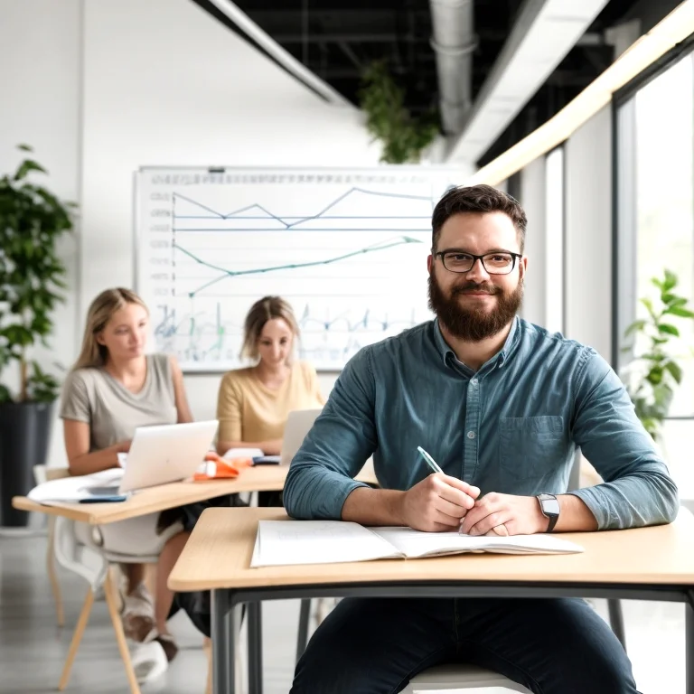 グループでディスカッションする受講者たち